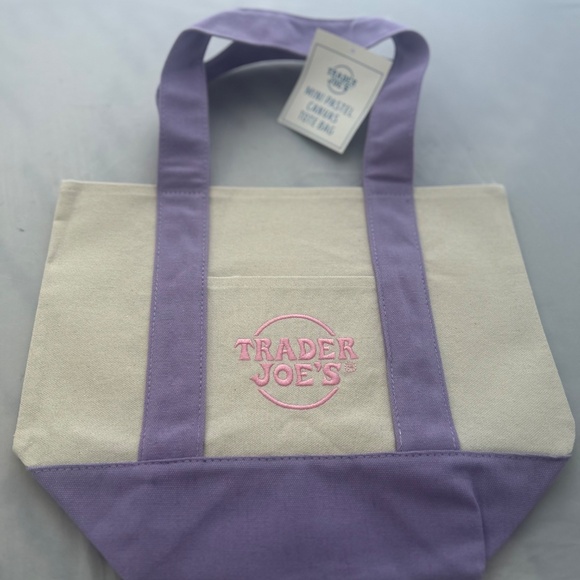 NWT Trader Joes Mini Tote Set of 4 Colors - Picture 5 of 10